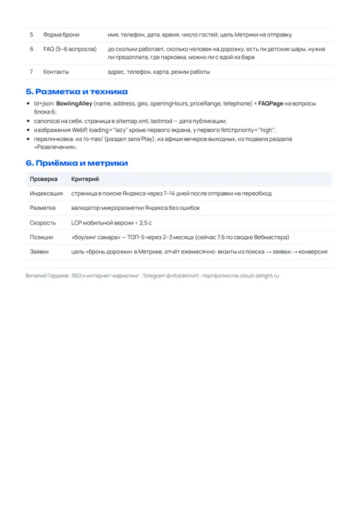 ТЗ на посадочную, стр. 2